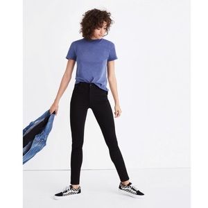 Madewell Roadtripper Raw Hem Black Jeans
